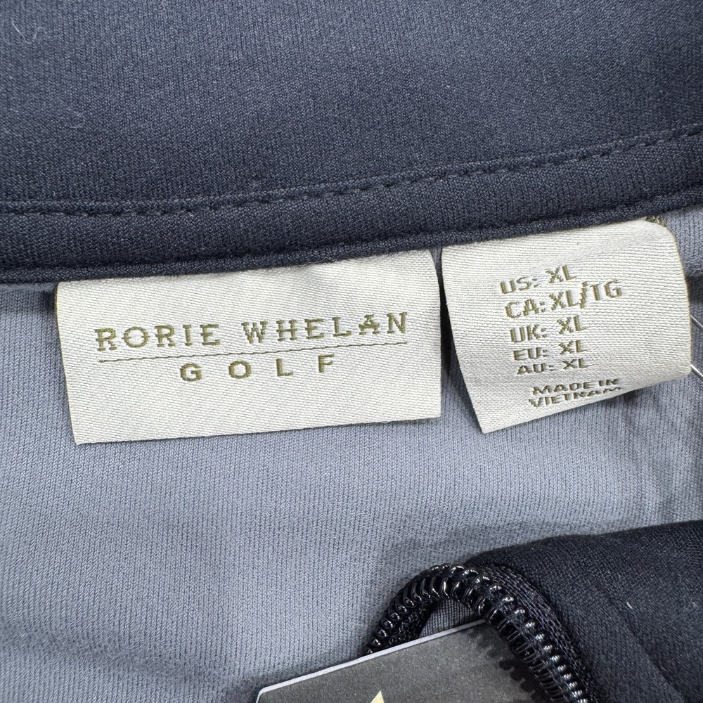 NWT Rorie Whelan RW Golf 1/4 Zip Pullover XL Sweater Gray UPF 50 Mens - Picture 9 of 10